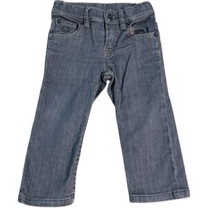 Little Marc Jacobs Gray Denim Pants Toddler Adjustable Waist Designer‎